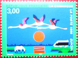 France  1999  Flamingo  1 V   MNH - Flamants