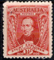 1930 Australia, SG 117 Capt. Sturt Exploration Of The Murray River, 2d Red MUH Mint Unhinged. Cat £1.25 - Mint Stamps