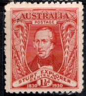 1930 Australia, SG 117 Capt. Sturt Exploration Of The Murray River, 2d Red MUH Mint Unhinged. Cat £1.25 - Nuevos