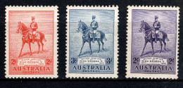 1935 Australia, SG 156-158 King George Silver Anniversary Complete Set, Mint Lightly Hinged. Cat £42. - Ungebraucht