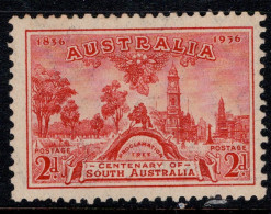 1936 Australia, SG 161  2d Red  Centenary Of South Australia,  Mint Lightly Hinged. Cat £4 - Ongebruikt