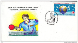 ROMANIA 1995 Special Cover TABLE TENNIS - Registered Shipping! - Brieven En Documenten