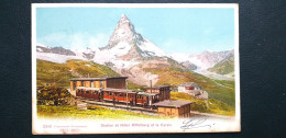 Suisse , Station Et Hôtel Riffelberg En 1904 - Berg