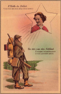 FANTAISIES -  L'étoile Du Soldat - Colorisé - Carte Postale Ancienne - Mujeres