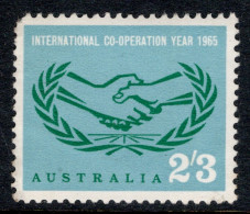 1965 Australia, SG 280 ICY International Co-operation Year  2/3 Value ,MUH  Cat £2 - Neufs