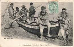 FRANCE - Ouistreham  - Types De Pêcheurs  -  Carte Postale Ancienne - Ouistreham