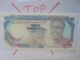 ZAMBIE 10 KWACHA 1989-91 Neuf (B.30) - Zambie