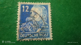 D.ALMANYA1948-1959       12PFG       USED - Gebraucht