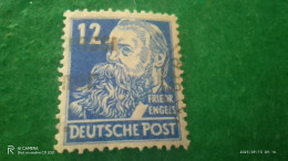 D.ALMANYA1948-1959       12PFG       USED - Gebraucht