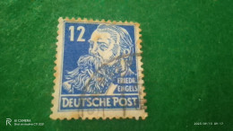 D.ALMANYA1948-1959       12PFG       USED - Gebraucht