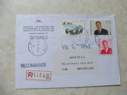 Belgie Belgique Lettre Brief  Recommandé Albert 2  Tilleur Bruxelles 1996 - Covers & Documents