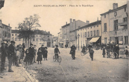 CPA 54 SAINT NICOLAS DE PORT / PLACE DE LA REPUBLIQUE - Autres & Non Classés