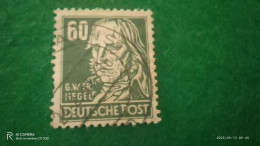 D.ALMANYA1948-1959       60PFG       USED - Gebraucht