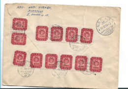 Ung282 / UNGARN - Inflationszeit 1946. Massenfrankatur Per Einschreiben In Die Schweiz - Covers & Documents