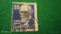 D.ALMANYA1948-1959       80PFG       USED - Gebraucht