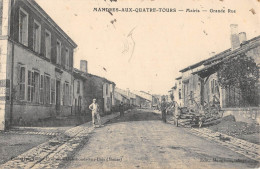 CPA 54 MANDRES AUX QUATRE TOURS / MAIRIE / GRANDE RUE - Autres & Non Classés