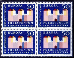 Liechtenstein 1964 MNH Blk, Europa C.E.P.T. European Union Postal Services Postal Unions - 1964