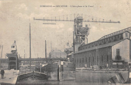 CPA 54 DOMBASLE SUR MEURTHE / L'AEROPLANE ET LE CANAL - Andere & Zonder Classificatie