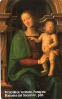 VATICAN - MAGNETIC CARD - SCV104 - PERUGINO - MADONNA DEI DECEMVIRI - PAINTING - MINT - Vaticano (Ciudad Del)