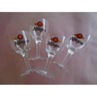 Lot De 4 Verres à Bière En Cristal 25 Cl AFFLIGEM - Neufs - Verres