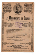 Partition LES MOUSQUETAIRES AU COUVENT  N°17  " Pour Faire Un Brave" - Canto (solo)