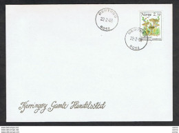 NORWAY: 1988 PUBLICITARY COVERT WITH 2 K. 70 FUNGUS (924) - Covers & Documents