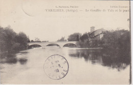 ARIEGE - VARILHES - Le Gouffre De Vals Et Le Pont  ( - Timbre à Date De 1909 ) - Varilhes