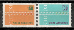 Turkey 1971 Turquía / Europa CEPT MNH / Mi25  34-23 - 1971