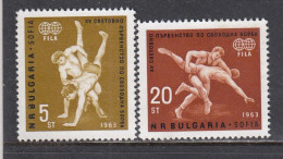 Bulgaria 1963 - World Championships In Freestyle Wrestling, Mi-Nr. 1383/84, MNH** - Lucha