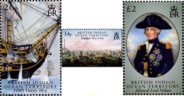 186459 MNH OCEANO INDICO BRITANICO 2005 200 ANIVERSARIO DE LA BATALLA DE TRAFALGAR - Territorio Británico Del Océano Índico