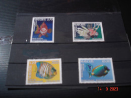 MAYOTTE   ANNEE 1999    NEUFS   N° YVERT  71 A 74    SERIE COMPLETE 4 VALEURS    FAUNE:   POISSONS DU LAGON - Collections (sans Albums)