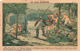 MILITARIA - Un Raid D'Indiens - NEO - Carte Postale Ancienne - Andere Kriege