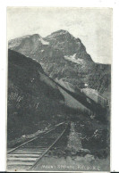 Postcard Canada Mount Stephen Railway Track Field B.c - Kunstbauten