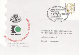 PU 350 B2/6  50 Jahre Bund Deutscher Philatelisten Wurde 1946 In Hannover Gegründet, Hannover 1 - Sobres Privados - Usados