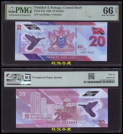 Trinidad And Tobago 20 Dollars, (2020), Polymer,AA Prefix, PMG66 - Trindad & Tobago