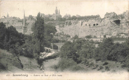 LUXEMBOURG  - Rochers Du Bock - Ville Haute - Carte Postale Ancienne - Luxembourg - Ville