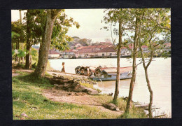 Malaysia - River Scene KUCHING From Where Notorious Pirates Once Launched Thei Attacks On Far East Trading Vessels - Malaysia