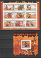Bc335 2010 Guinea Art Culture Dances Of Africa 1Kb+1Bl Mnh - Autres & Non Classés