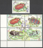 Nw1500 1995 Somalia Insects Beetles Bugs #539-542(I+Ii) Michel 19 Euro Mnh - Abeilles