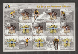(Sous La Faciale 5 €) " 100 ANS DU TOUR DE FRANCE " Sur BF De 2003. N° YT BF 59. Parfait état. A SAISIR ! - Ciclismo