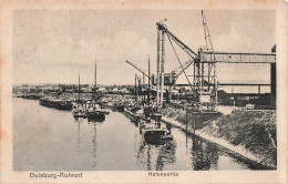 ALLEMAGNE - Duisburg Ruhrort - Hafenpartie - Carte Postale Ancienne - Duisburg