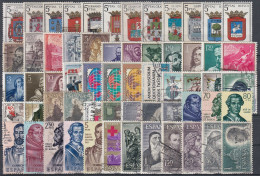 ESPAÑA 1963 Nº 1481/1540 AÑO COMPLETO USADO, CON  ESCUDOS,60 SELLOS - Años Completos