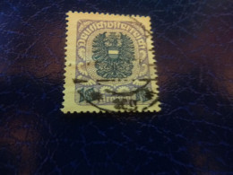 Deutsche Osterreich - 10 Kronen - Multicolore - Oblitéré - Année 1921 - - Revenue Stamps