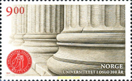 269612 MNH NORUEGA 2011 BICENTENARIO DE LA UNIVERSIDAD DE OSLO - Unused Stamps