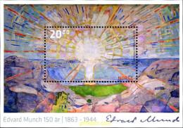 298311 MNH NORUEGA 2013 150 ANIVERSARIO DE EDVARD MINCH - PINTOR NORUEGO - Nuovi