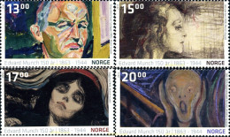 298313 MNH NORUEGA 2013 150 ANIVERSARIO DE EDVARD MINCH - PINTOR NORUEGO - Nuevos