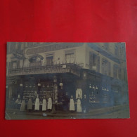 CARTE PHOTO PARIS BOULEVARD CLICHY EPICERIE DE LA PLACE PIGALLE KOESLER FILS - Autres Monuments, édifices