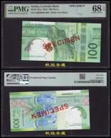 Aruba 100 Florin 2019, Paper, Specimen, IBNS Winner Note, PMG68 - Specimen