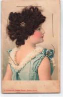 Fantaisies - Femme - Perruque De Vrais Cheveux -   Carte Postale Ancienne - Women