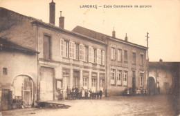 CPA 54 LARONXE / ECOLE COMMUNALE DE GARCONS - Autres & Non Classés